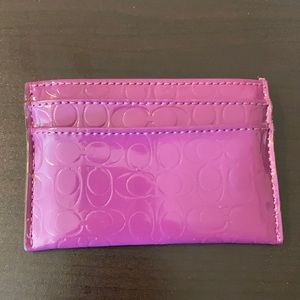 Coach credit card holder